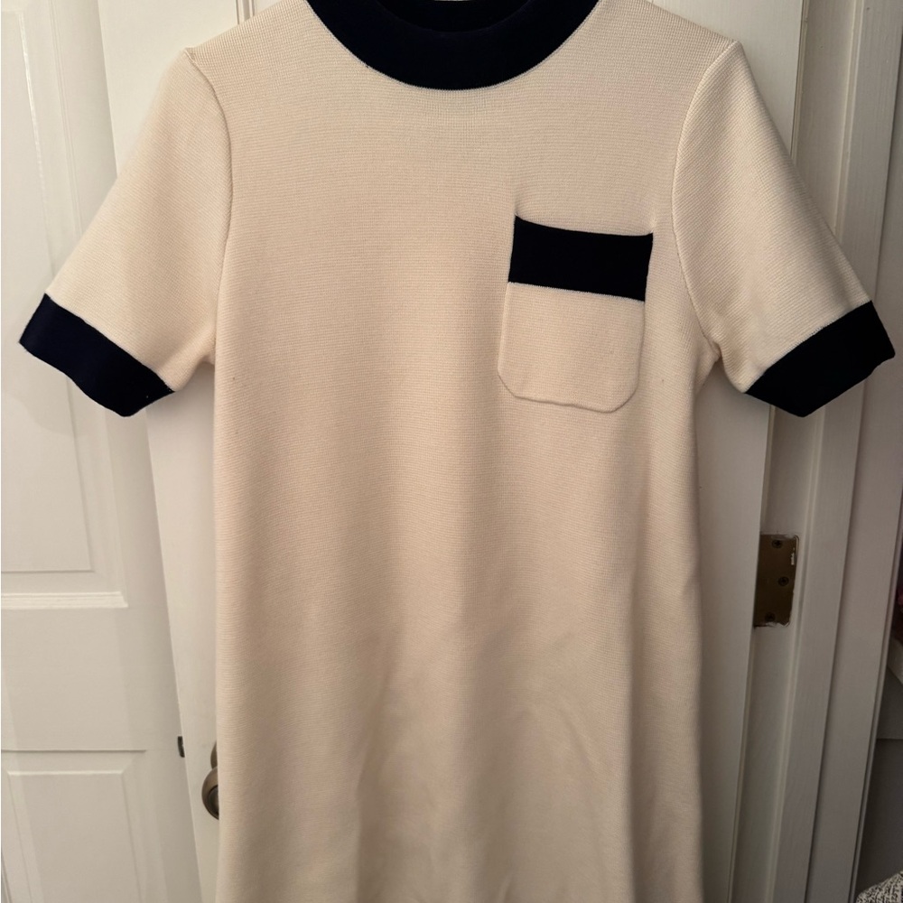 Tuckernuck Cream and Black Knit dress